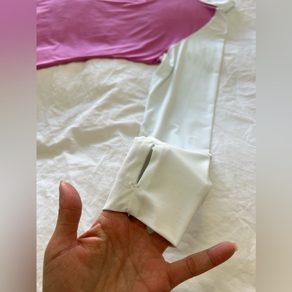 FootJoy | Women’s SZ XL | Long Sleeve 1/4 Zip Golf Shirt | Pink White | EUC - Picture 8 of 11